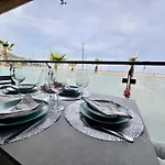 아파트 Marina Dei Sogni Bilocale - Fronte Mare Con Parcheggio Gratuito E Aria Condizionata 샌로렌조알메어